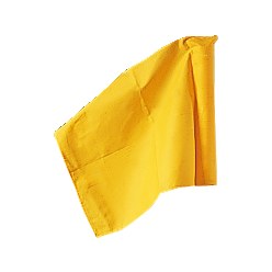 Sport-Thieme® Flag for Boundary Poles, ø 50 mm Neon yellow
