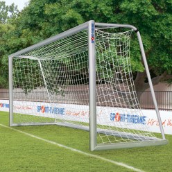 Fully welded youth football goal, 5x2 m,  with 120x100-mm oval tubing base frame