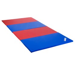 Sport-Thieme Faltmatte "Basic" 240x120x3 cm, Blau-Gelb-Grün-Rot