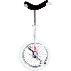 OnlyOne Ethjulet cykel "Indoor" 16" hjul (ø 41 cm), hvidt stel