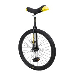 Qu-Ax Ethjulet cykel "Outdoor" 18" hjul (ø 46 cm), blåt stel