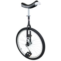 OnlyOne Ethjulet cykel "Outdoor" 24", 36 eger, Sort