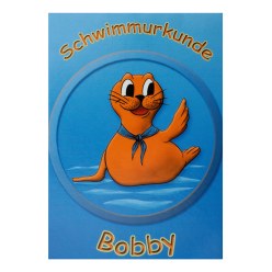 Schwimmurkunde "Bobby"