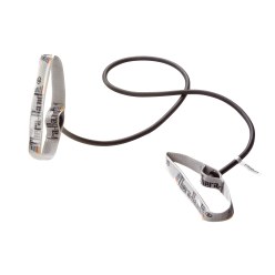 TheraBand Fitnesstube "Bodytrainer med håndtag" Mellem, Rød