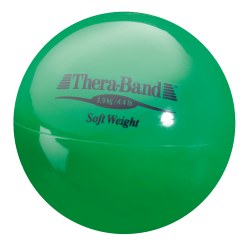 TheraBand Vægtbold "Soft Weight" 1,5 kg, rød