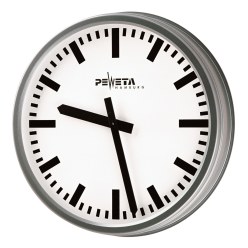 Peweta Wanduhr Wetterfest Standard, Zifferblatt arabische Zahlen