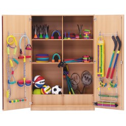 Games and break-time equipment cabinet