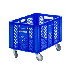 Mobile Storage Basket 60x40x42 cm