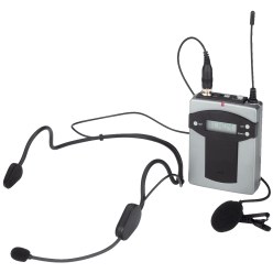 Monacor Pocket Transmitter with 2 Microphones