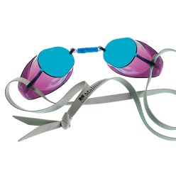 Original Swedish Malmsten Goggles, Mirrored Lenses Blue mirrored lenses