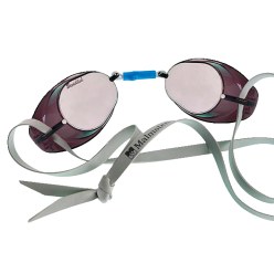 Original Swedish Malmsten Goggles, Mirrored Lenses Blue mirrored lenses