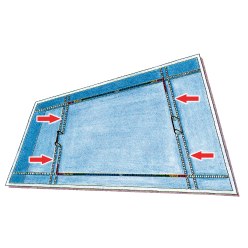 Spannleinen-Set für Wasserball-Tore