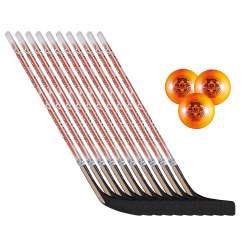 Streethockey-sæt "Kinder" plus 3 bolde