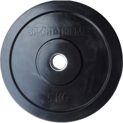 Sport-Thieme Hantelscheibe "Bumper Plate", schwarz