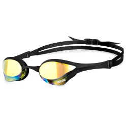 Arena® Schwimmbrille "Cobra Ultra Mirror" Yellow Revo/Black