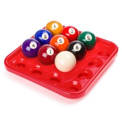Balltablett für 16 Pool-Kugeln