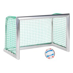 Sport-Thieme Mini-Fußballtor "Professional Kompakt", Alu-Naturblank