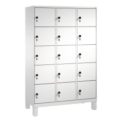 C+P Fächerschrank "S 3000 Evolo" Goldgelb (RAL 1004), 185x60x50 cm/ 10 Fächer
