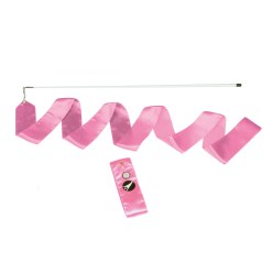 Sport-Thieme Gymnastikvimpel med stav "RSG" Pink, Konkurrence, 6 m