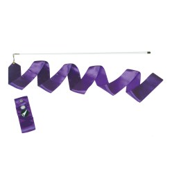 Sport-Thieme Gymnastikvimpel med stav "RSG" Violet, Konkurrence, 6 m