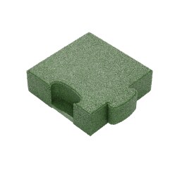 Gum-Tech Eckstück "Gerade" für Fallschutzplatten, 25x25 cm