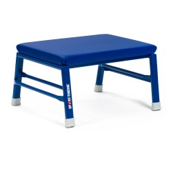 Sport-Thieme Vaulting and Gymnastics Stool  Synthetic leather cover, blue