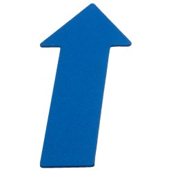 Sport-Thieme® Floor Markers Blue, Arrow, 35 cm