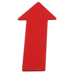 Sport-Thieme® Floor Markers Red, Arrow, 35 cm