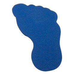 Sport-Thieme® Floor Markers Blue, Foot, 19 cm