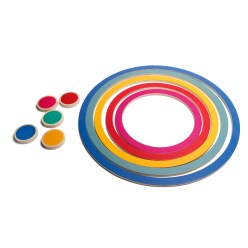BS Toys Bewegungsspiel "5-Ring-Spiel"