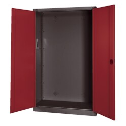 Modul redskabsskab, HxBsT 195x120x50 cm, med helplade døre