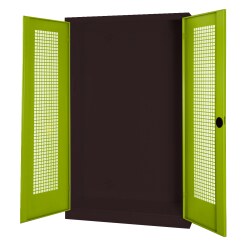 Modul redskabsskab, HxBxT 195x120x50 cm, med helplade fløjdøre