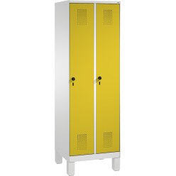 C+P Garderobenschrank "S 3000 Evolo", Abteilbreite 30 cm, mit Füßen