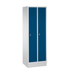 C+P Garderobenschrank "S 2000 Classic", Abteilbreite 30 cm mit 10 cm hohem Sockel