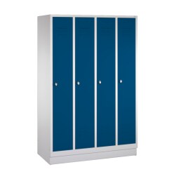 C+P Garderobeskab "S 2000 Classic", 30 cm brede rum med 100 mm høj sokkel