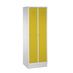 C+P Garderobenschrank "S 2000 Classic", Abteilbreite 40 cm mit 10 cm hohem Sockel