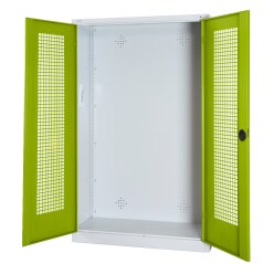 Modul redskabsskab, HxBxT 195x120x50 cm, med helplade fløjdøre