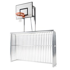 Sport-Thieme Bolzplatztor vollverschweißt 3x2 m, ohne Basketballaufsatz, Quadrat-Profil 80x80 mm