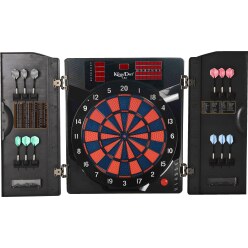  Kings Dart "Pro" Electronic Dartboard Cabinet