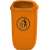 Affaldskurv efter DIN Orange, Med stolpe og trekantsnøgle