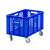 Mobile Storage Basket 60x40x74 cm
