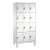 "S 3000 Evolo" Lockers with Base Legs (4 Lockers Positioned Vertically) Light grey (RAL 7035), 185x90x50 cm/ 12 compartments
