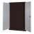 Modul redskabsskab, HxBsT 195x120x50 cm, med helplade døre