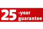 25 Jahre Garantie