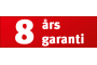 8 Jahre Garantie