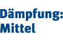 Mattendämpfung: mittel