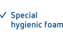 Matte: hygienischer Spezialschaum