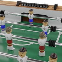 Kickerfiguren vom Automaten Hoffmann Multitisch "9 in 1"