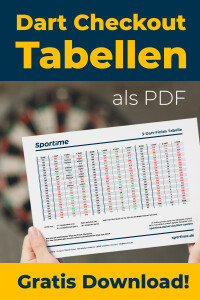 Gratis PDF Dart Checkout Tabellen