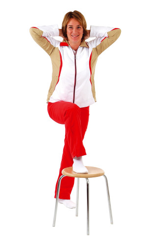 Übungen für die Gymnastik im Sitzen